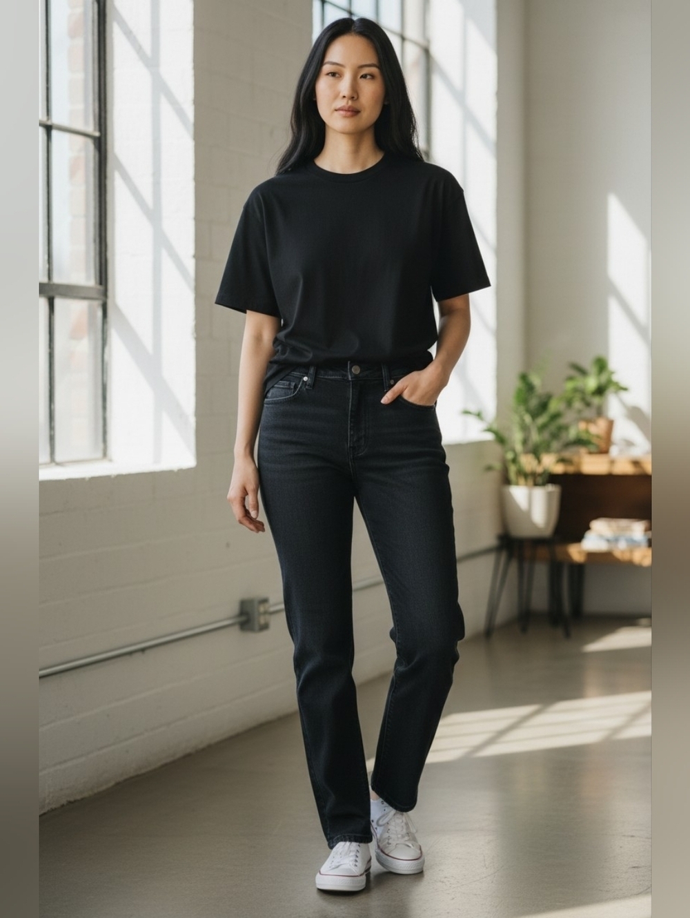 WAX JEANS Womens/junior 13x31 Wax Slim Black Jeans
